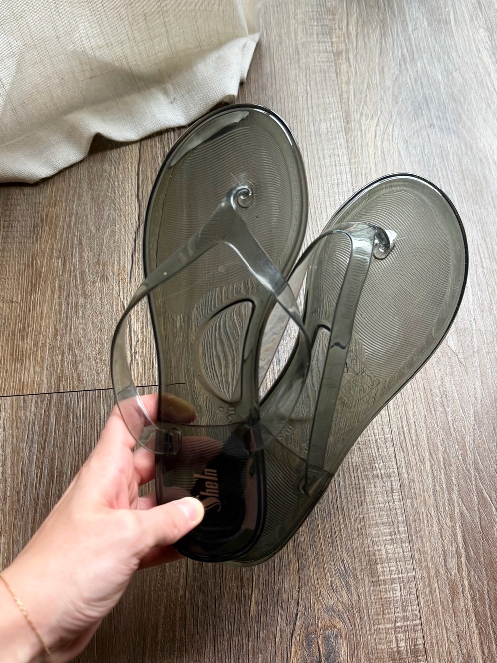 Transparent Jelly Flip Flop Sandals